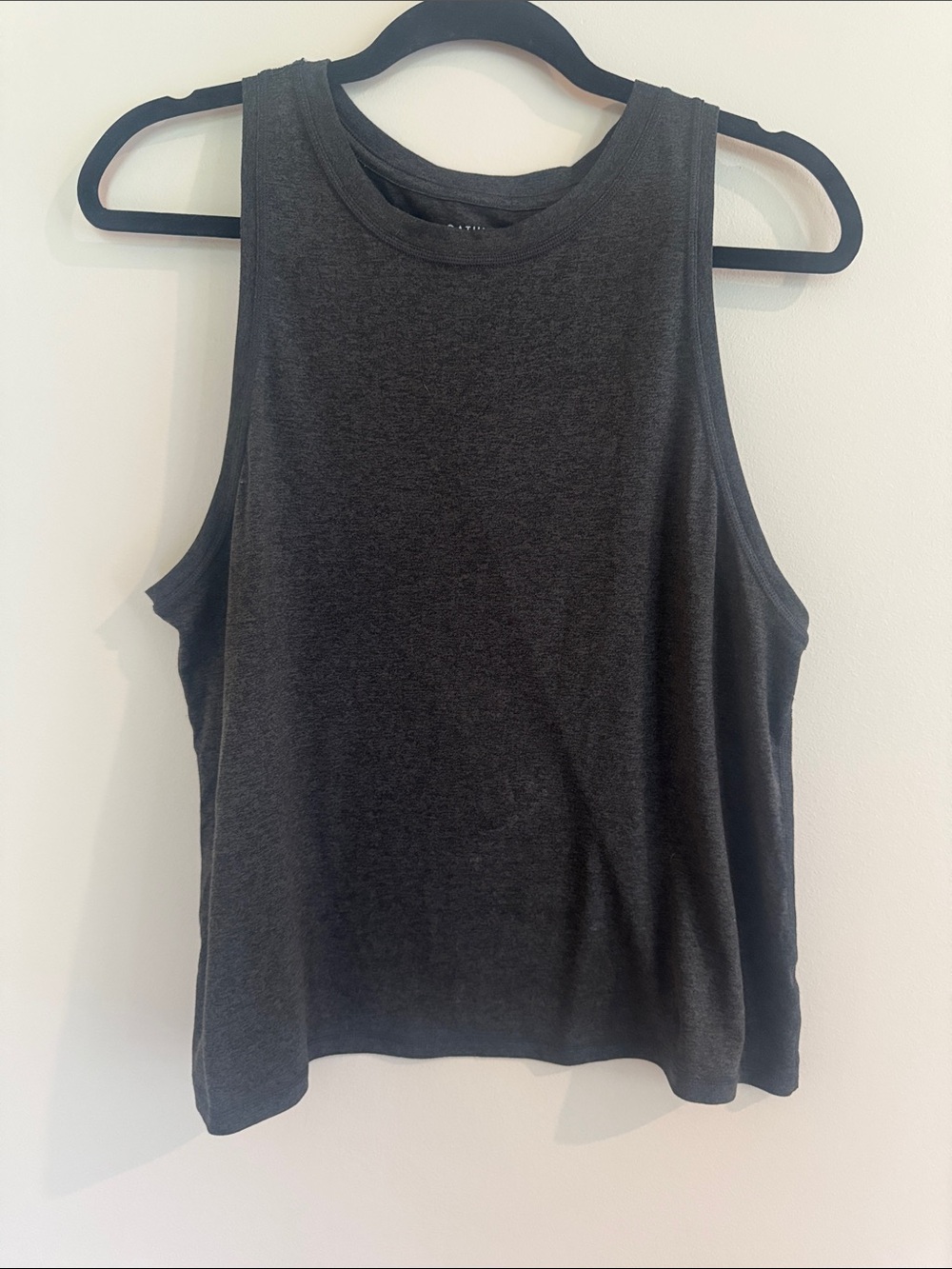 Athleta Charcoal Gray Sleeveless Tank Top